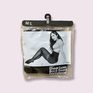 American Apparel Sheer Luxe Back Seam Stockings